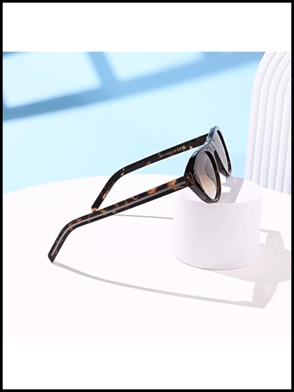 Cat Eye Sunglasses UV400 Protection Unisex Retro Shades - Picture 5 of 6